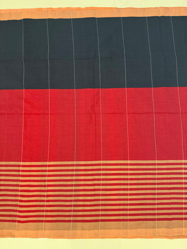 ShopNaya Exclusive | Handwoven | Cotton Saree | No Blouse | Multi Color | Ships from California